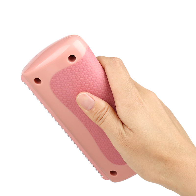 Self-Cleaning Pet Grooming Brush with Ergonomic Grip