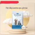 Disposable Pet Grooming Glove Wipes - 5-Finger Textured Design